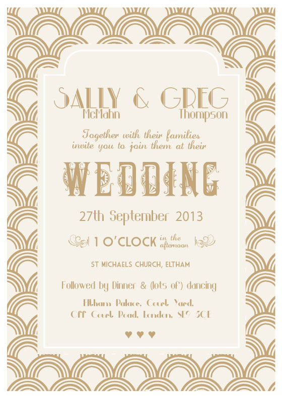 The Great Gatsby 20 S Wedding Theme Gatsby Wedding Invitations Wedding Invitations Gatsby Wedding