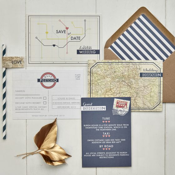 vintage london_Wedding Stationery
