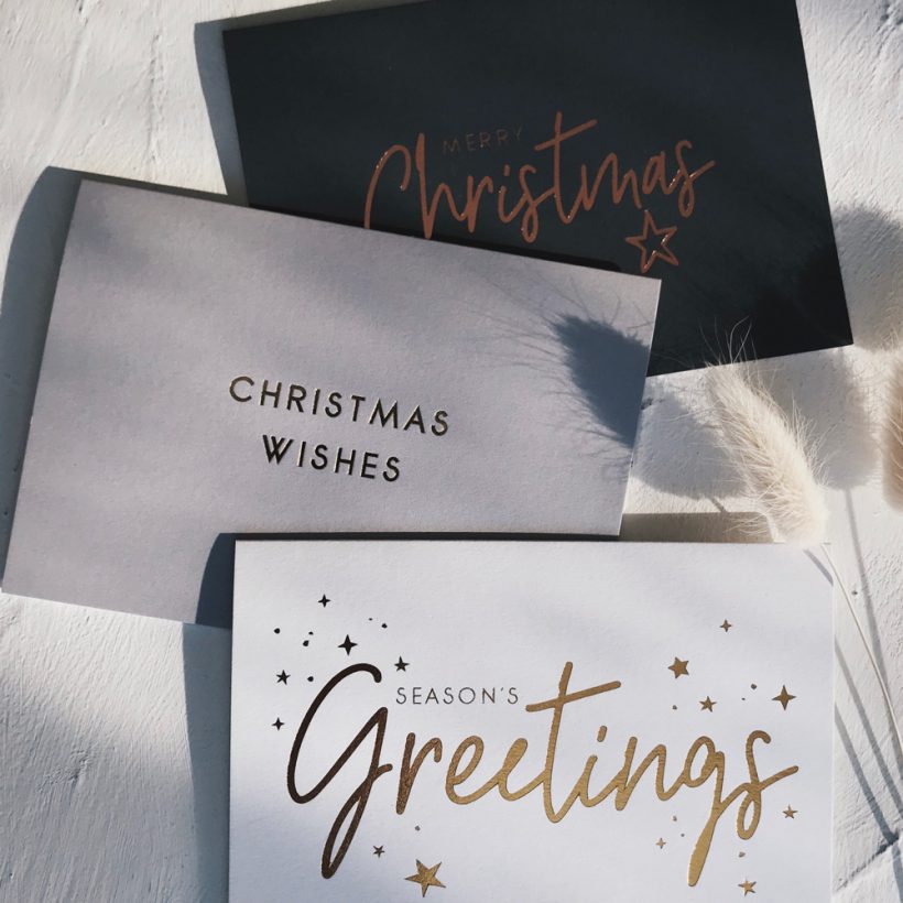 Luxury Gold Foil Christmas Cards PaperGrace