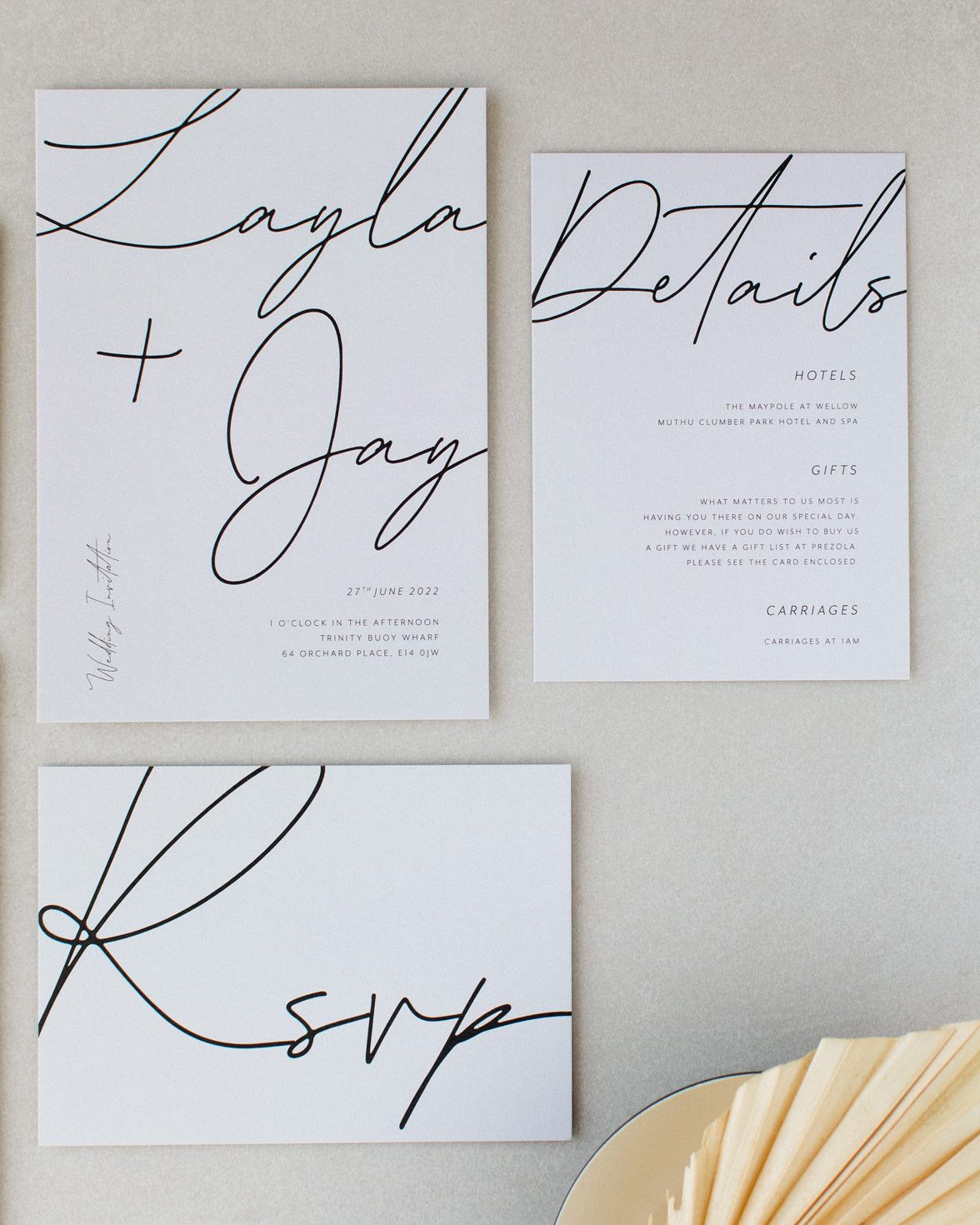 Libre Firma Wedding Stationery Pack