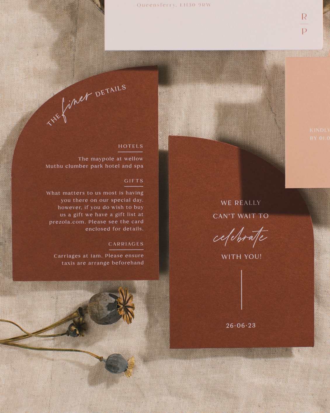 Custom Paper Invitation Suite (200+ invitations)